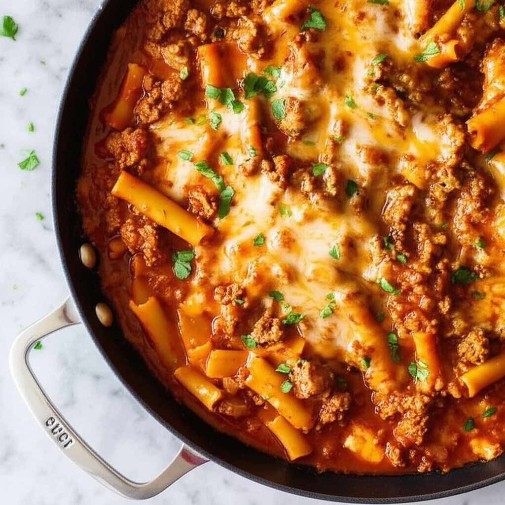 Easy Skillet Lasagna