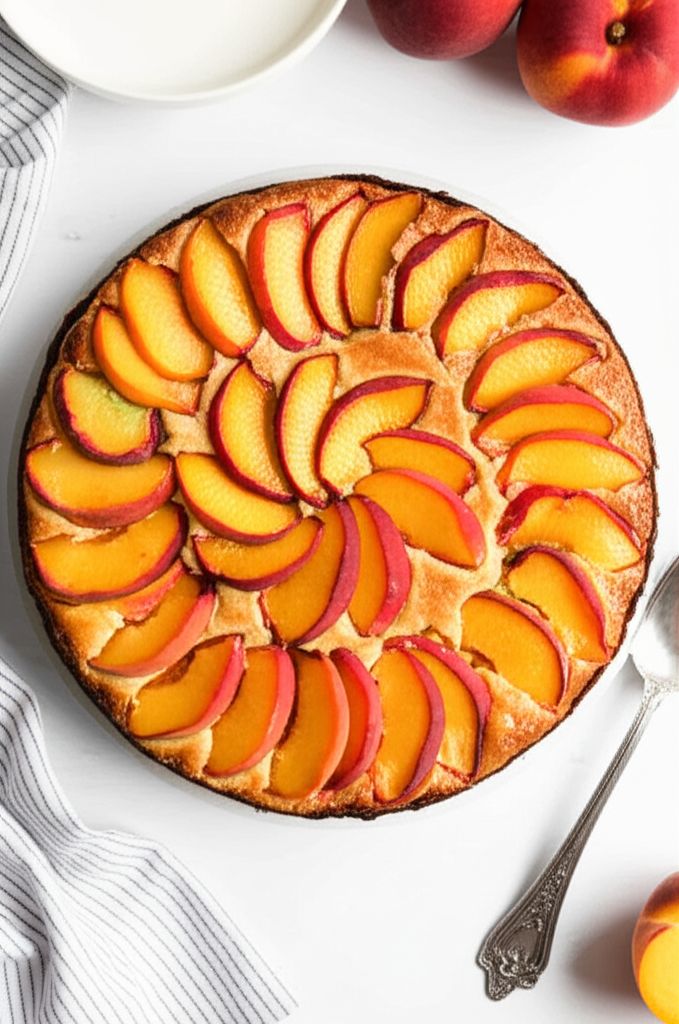 Fresh Peach Cake