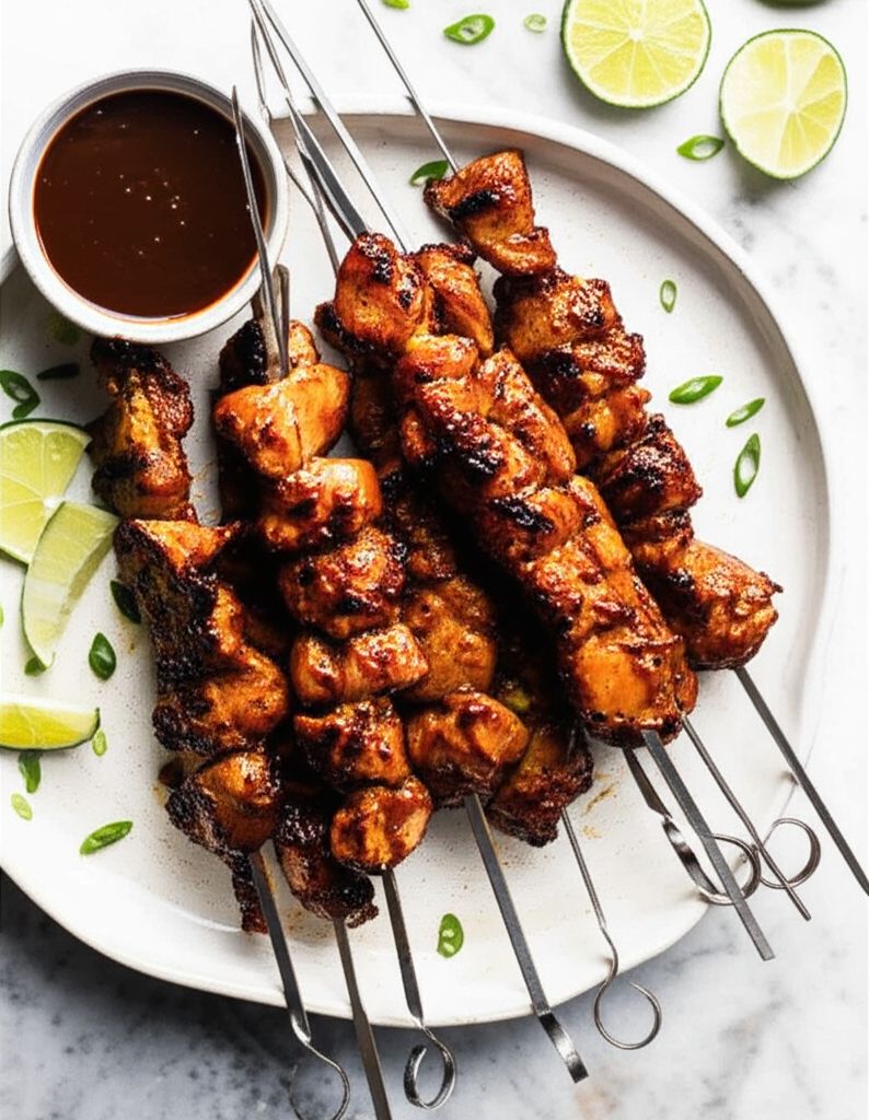 Ginger Grilled Chicken Satay