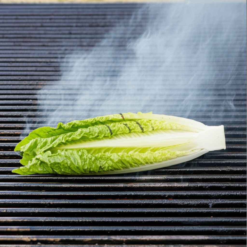 Grilled Hearts of Romaine