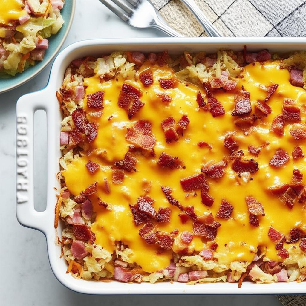 Ham and Cabbage Casserole