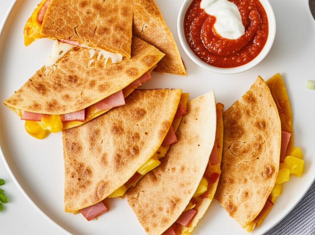 Hawaiian Pizza Quesadillas