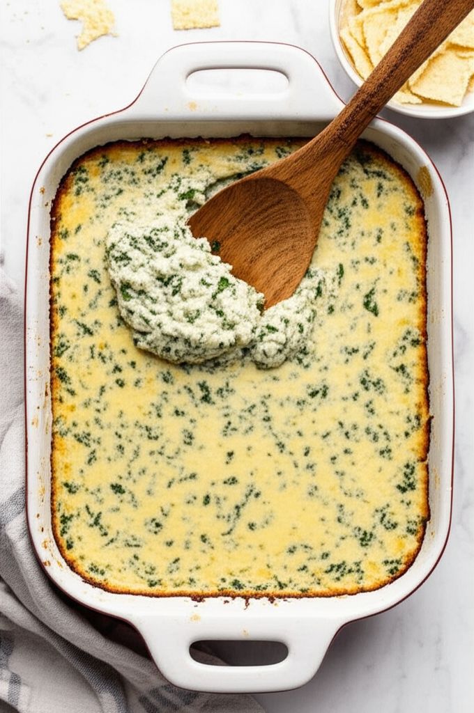 Hot Asiago and Spinach Dip