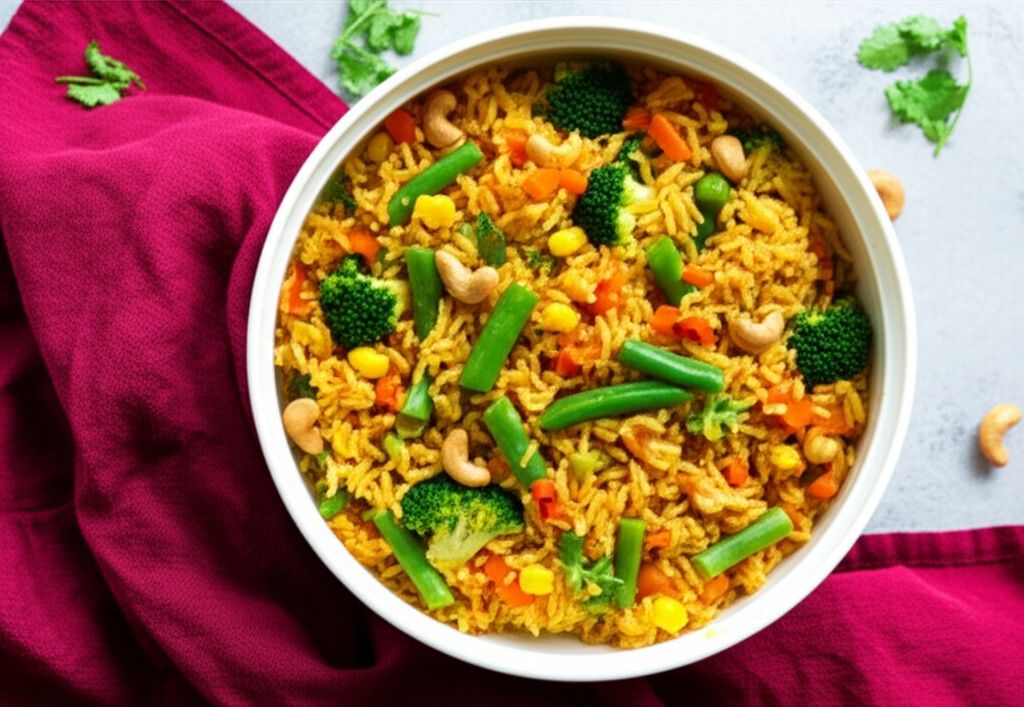 Indian-Style Vegetable Rice