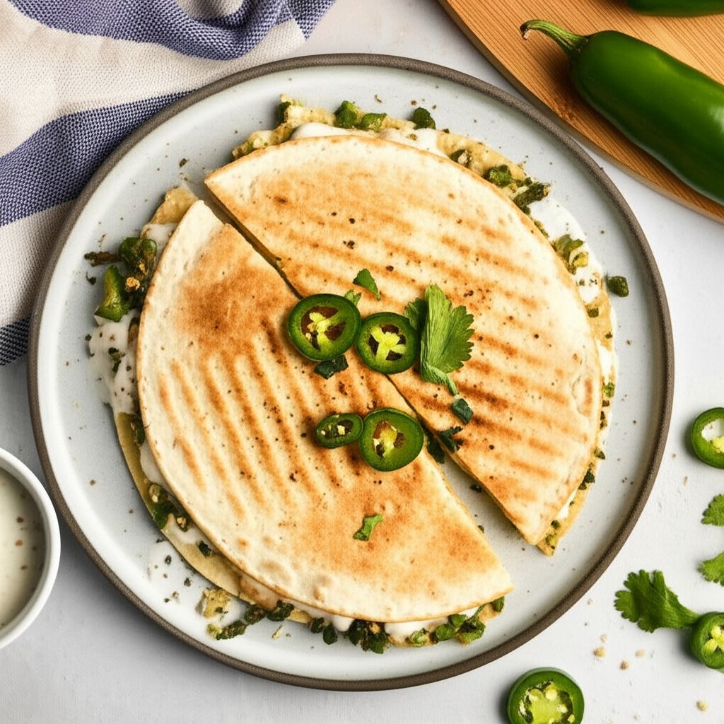 Jalapeno Popper Quesadillas