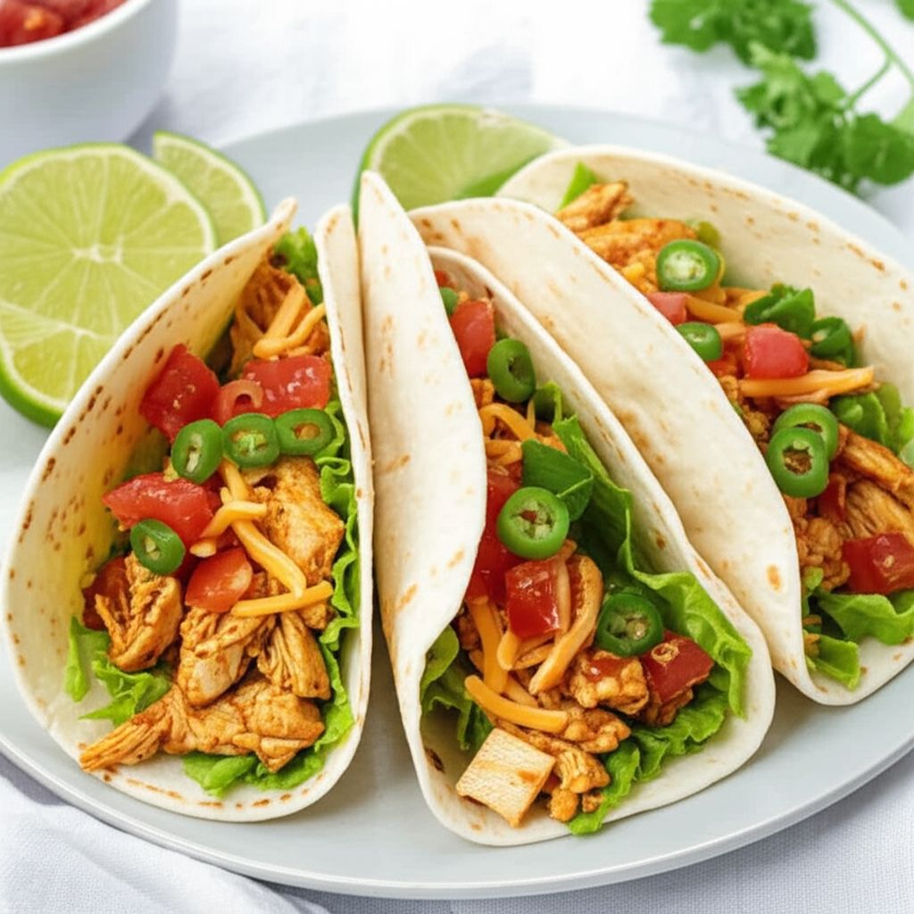 Lime Chicken Soft Tacos