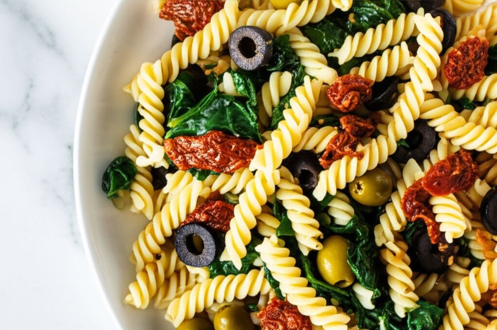 Mediterranean Pasta with Greens