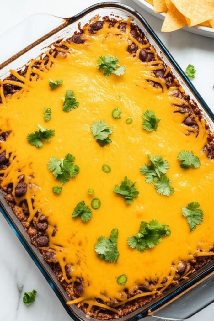 Mexican Lasagna Chip Dip