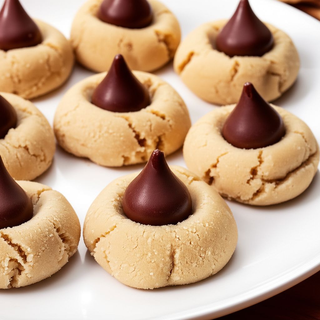 Mom's Peanut Butter Blossom Cookies