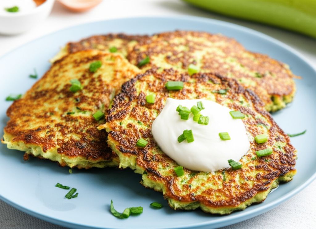 Mom's Zucchini Pancakes