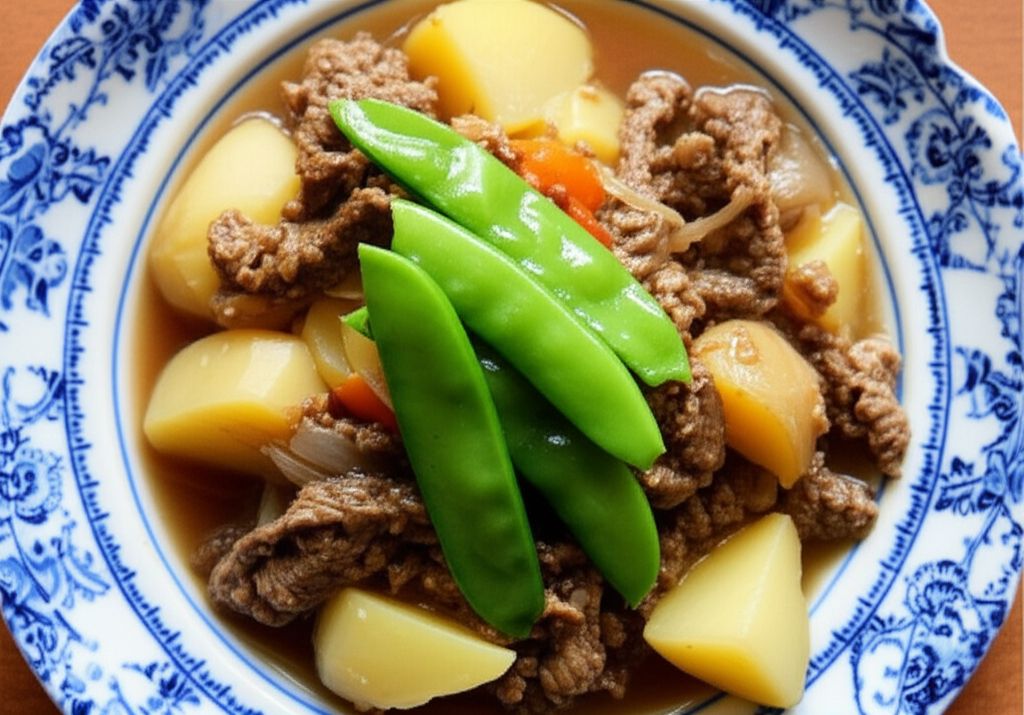 Nikujaga (Japanese-style meat and potatoes)