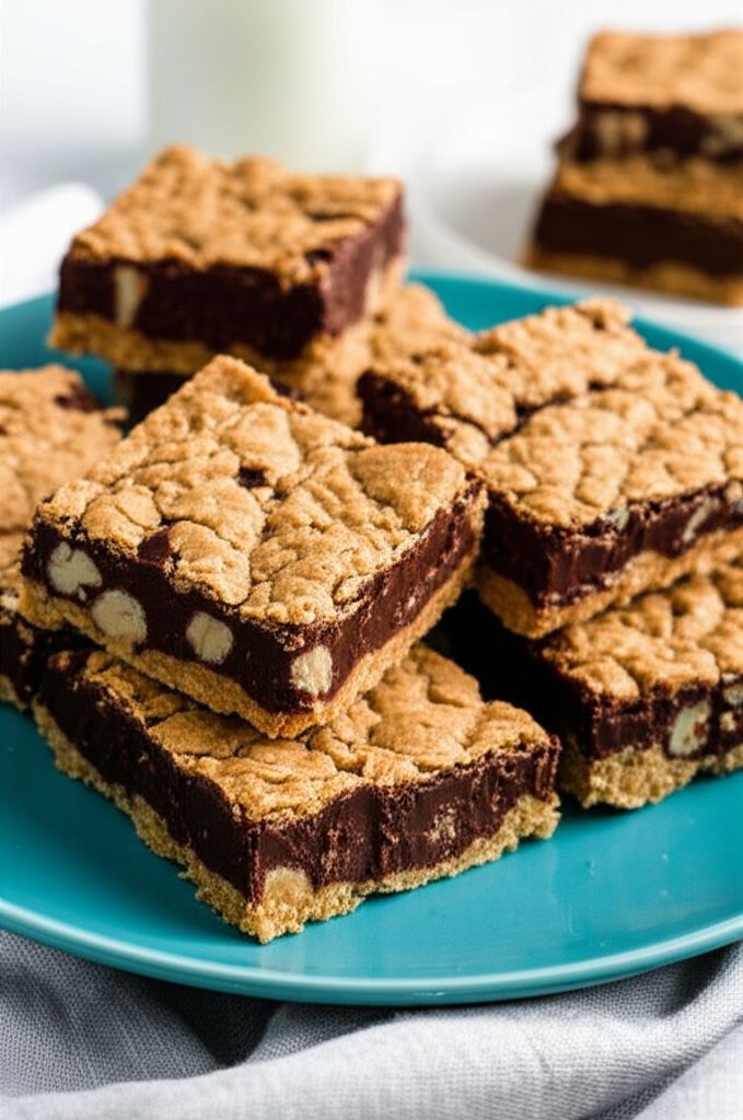 Oatmeal Fudge Squares