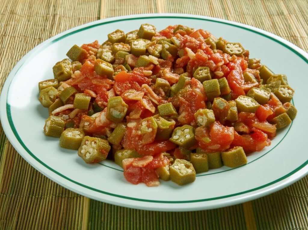 Okra and Tomatoes