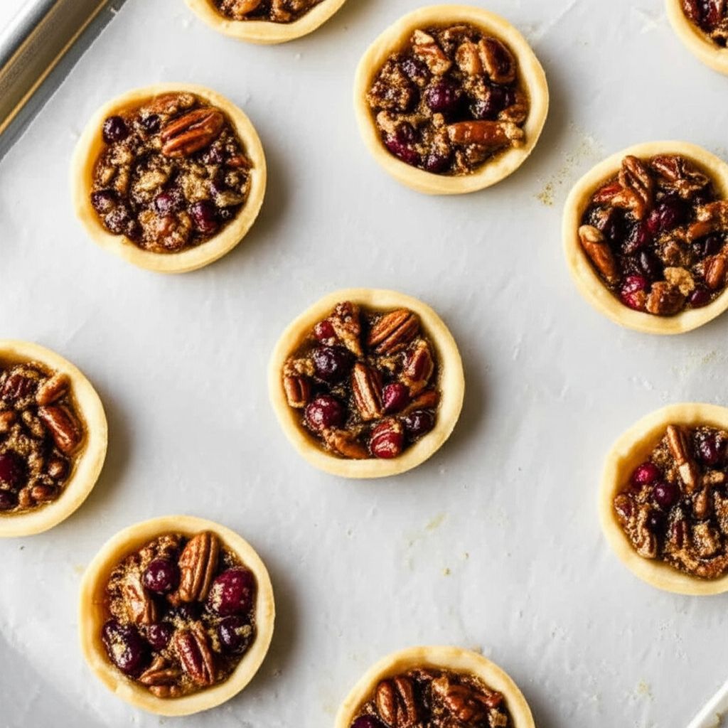 Pecan Cranberry Butter Tarts