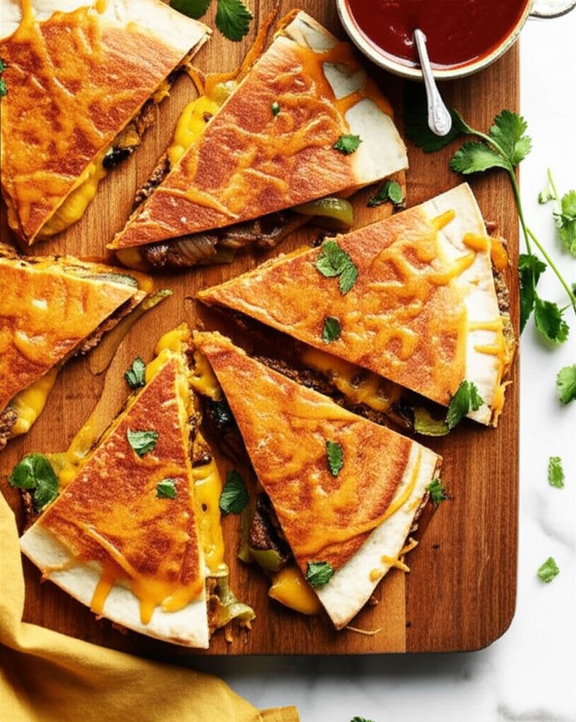 Philly Steak Quesadillas