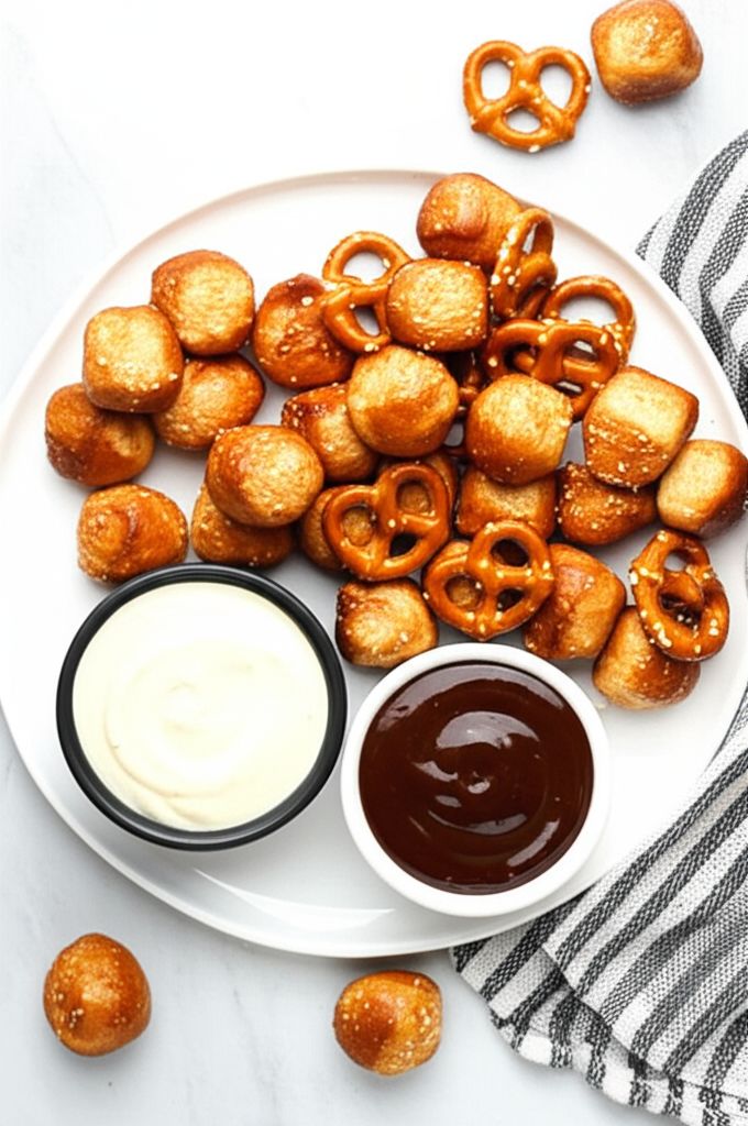 Quick and Easy Pretzel Bites with Nutella® Dipping Sauce