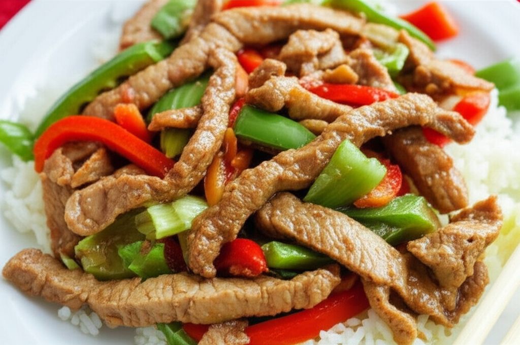 Quick Ginger Pork Stir Fry