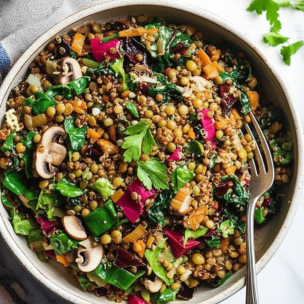 Quinoa Chard Pilaf