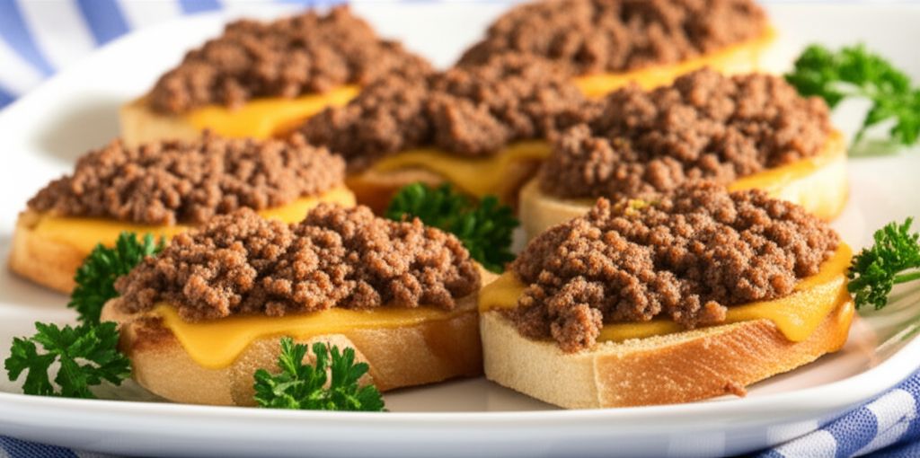Rye Bread Party Pizzas