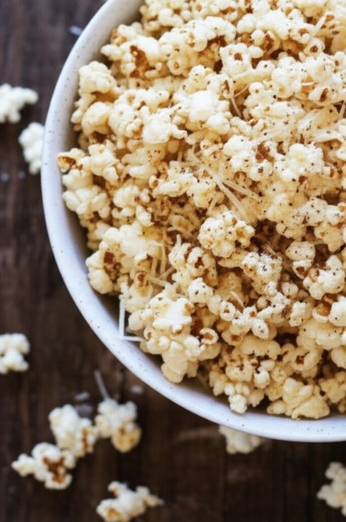 Sesame Parmesan Popcorn