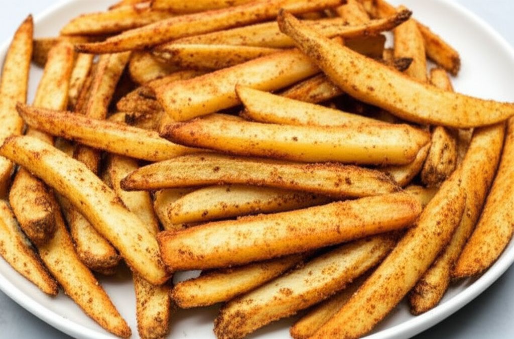 Super Easy Oven-Baked Garlic-Parmesan Fries