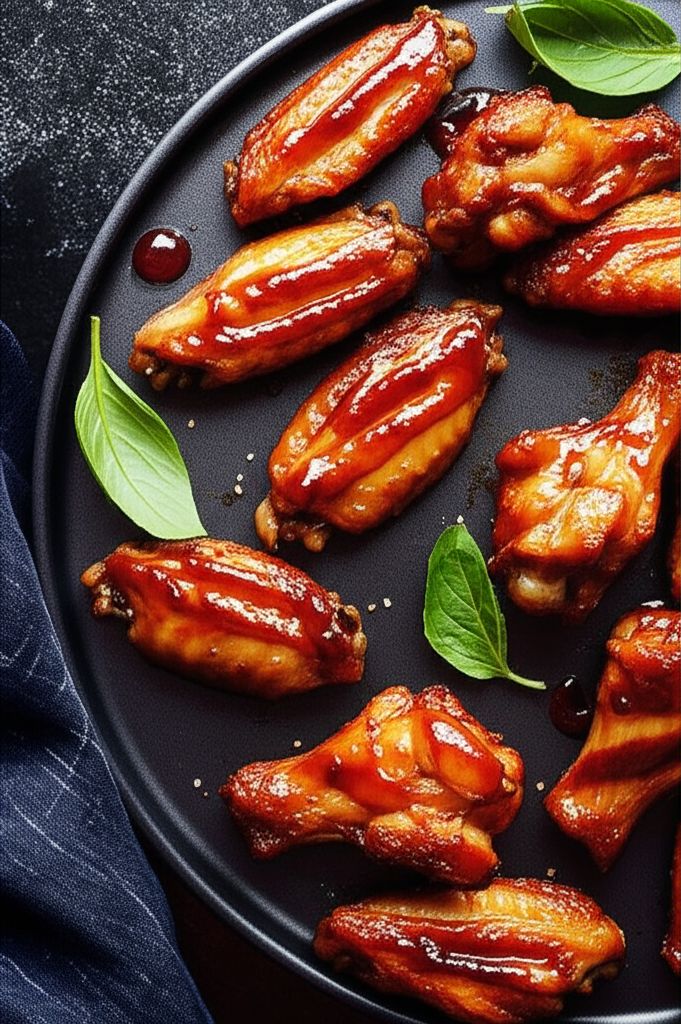 Sweet and Spicy BBQ Chicken Wings