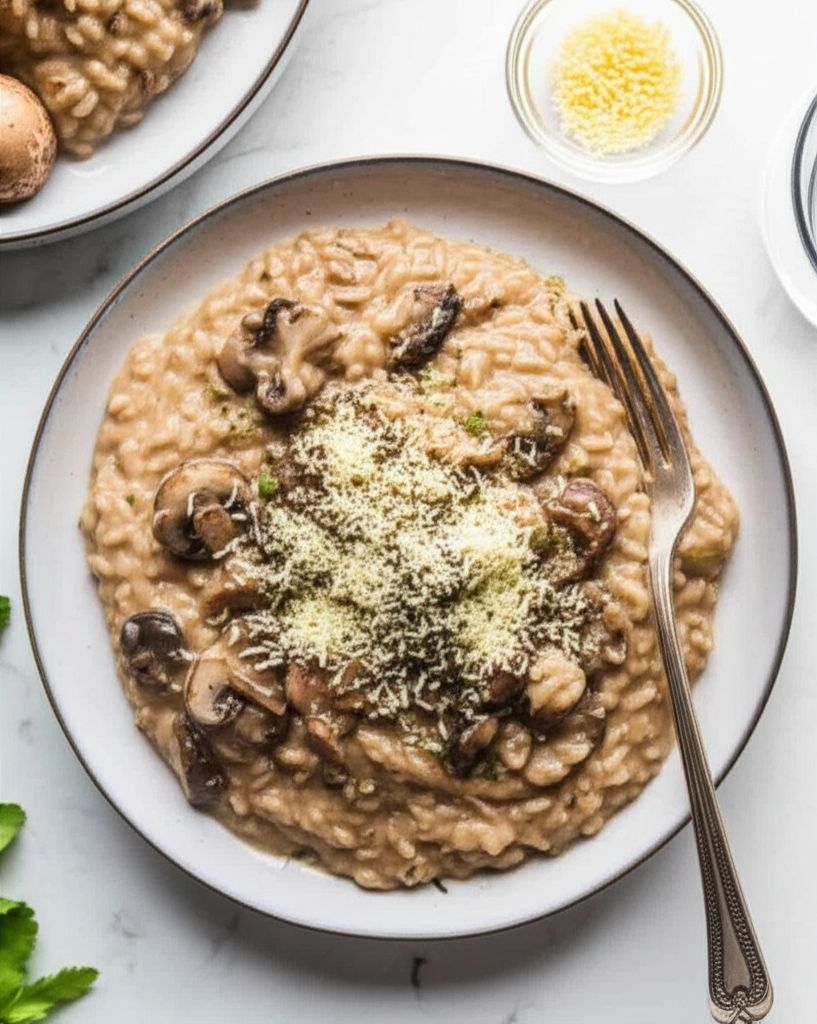 Vegan Mushroom Risotto