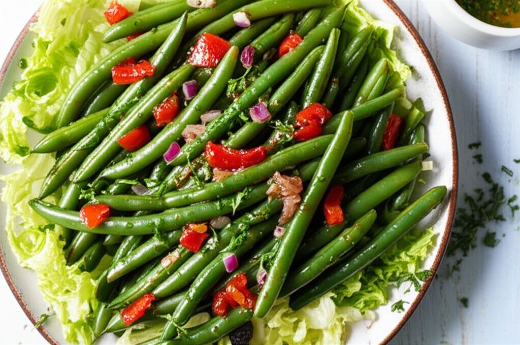 Vegan Spanish Green Bean Salad