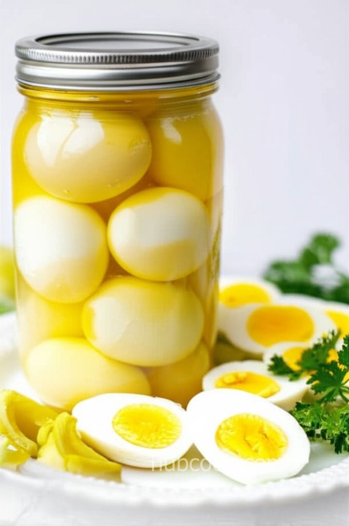 Yellow Pickled Eggs