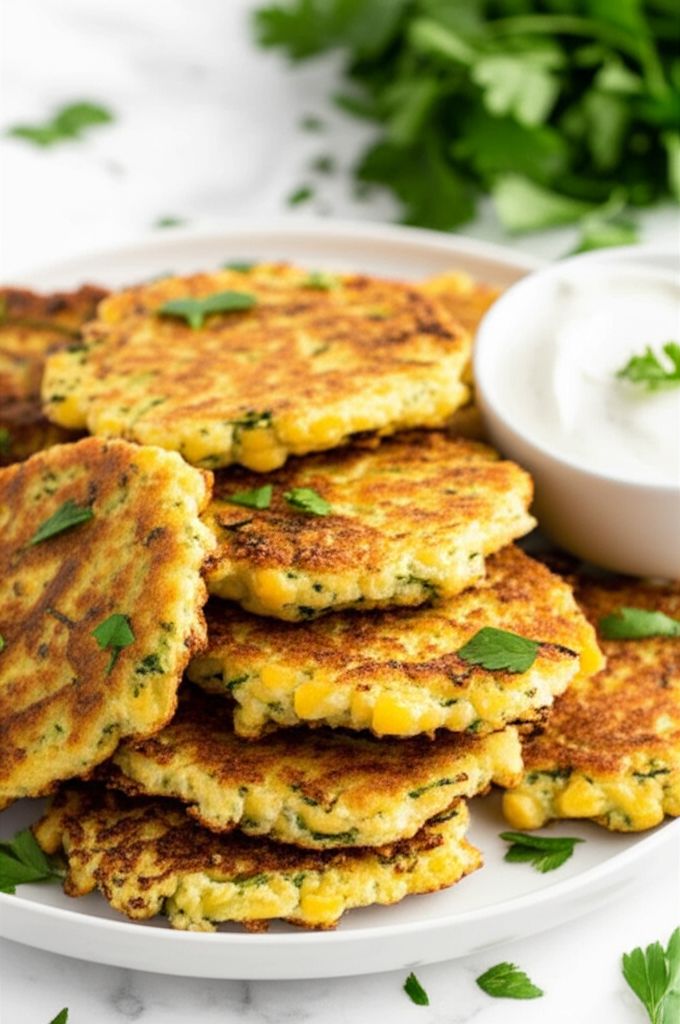 Zucchini Corn Fritters