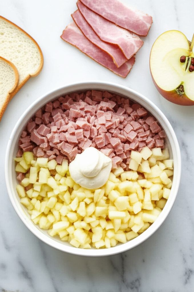Apple Ham Grilled Cheese