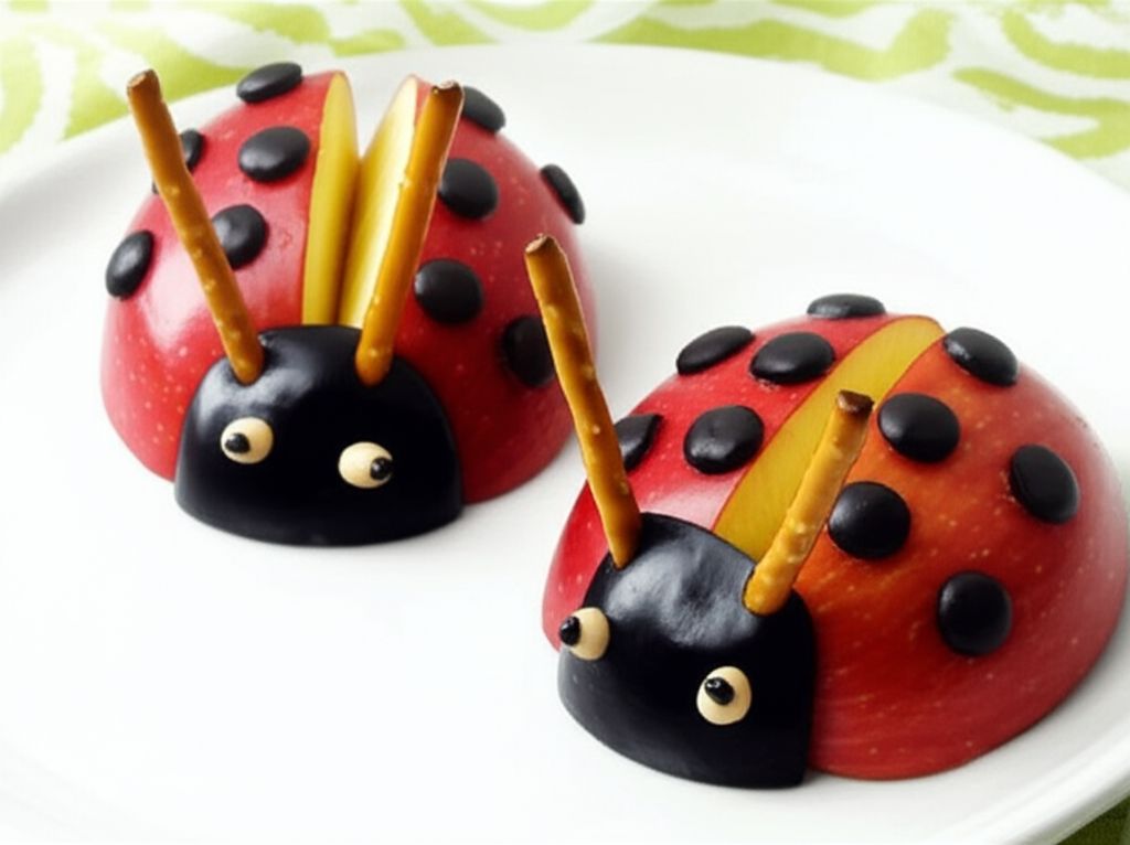 Apple Ladybug Treats
