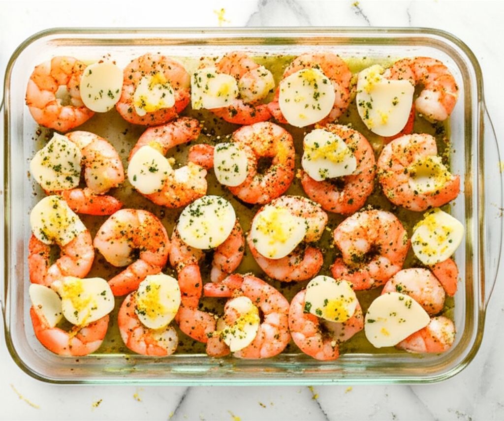 Baked Lemon-Pepper Shrimp