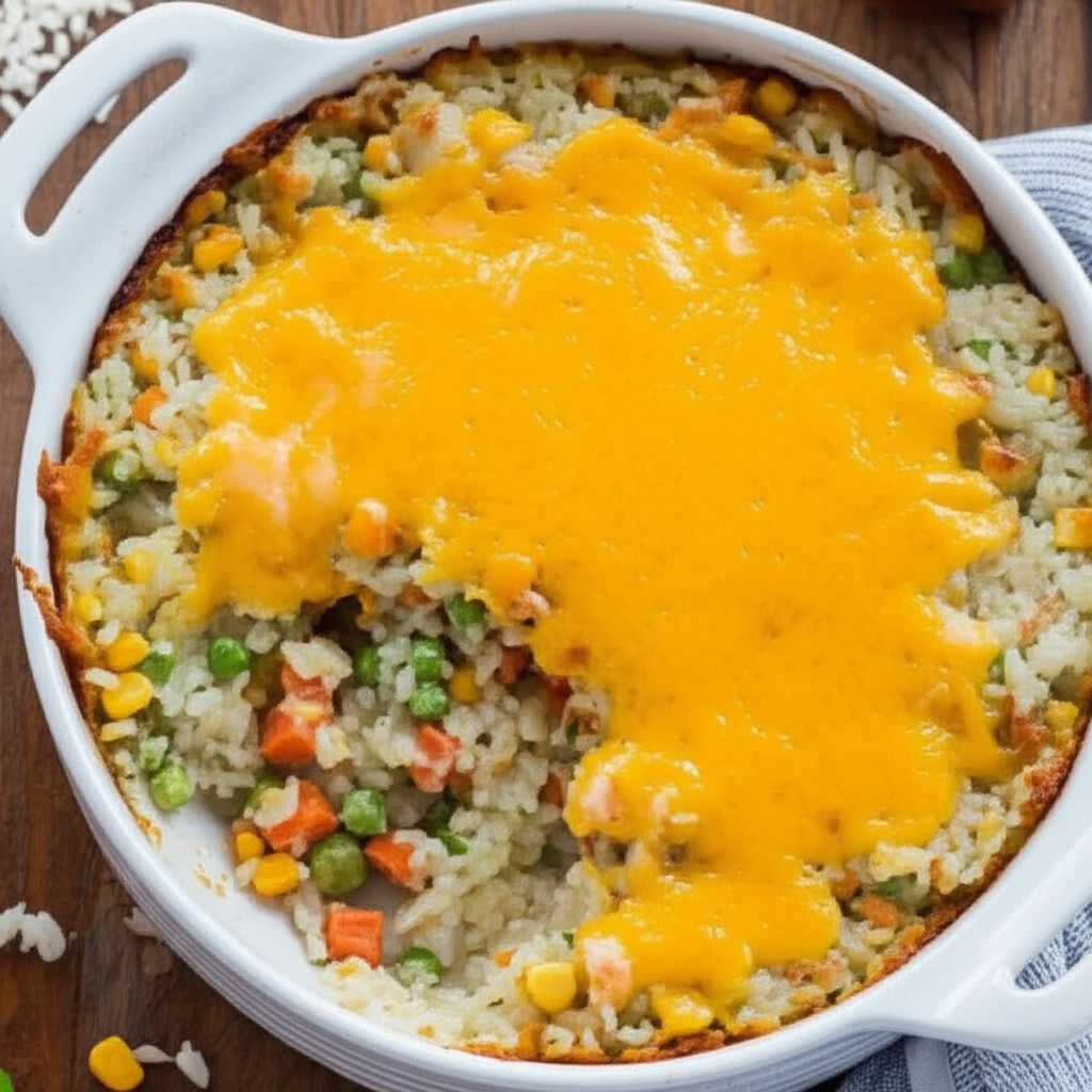 Baked Vegetable Rice Pilaf