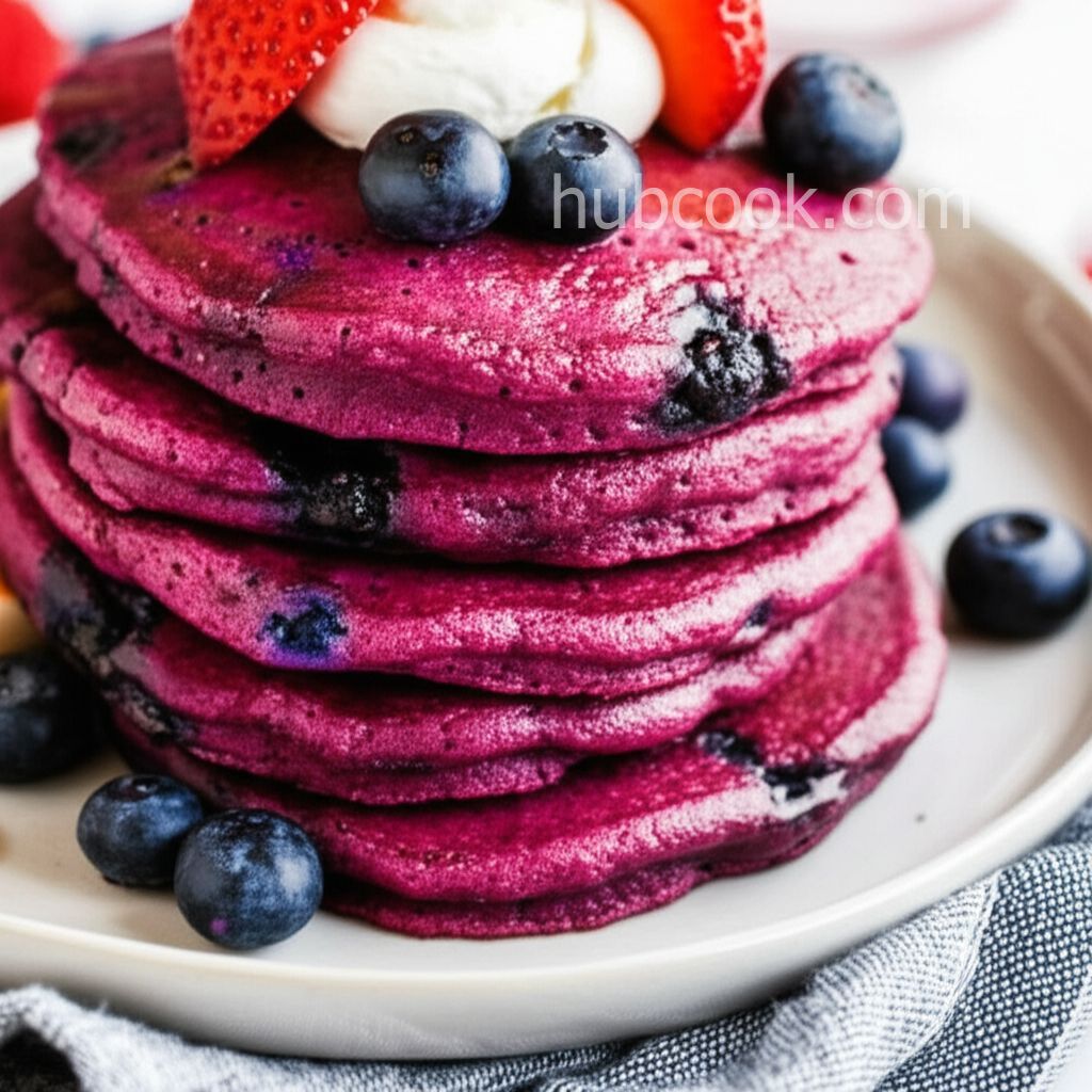Blended Berry Pancakes