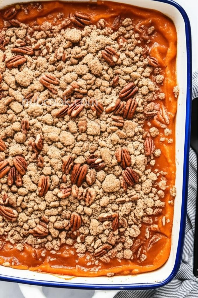 Candied Yams Casserole with Pecans