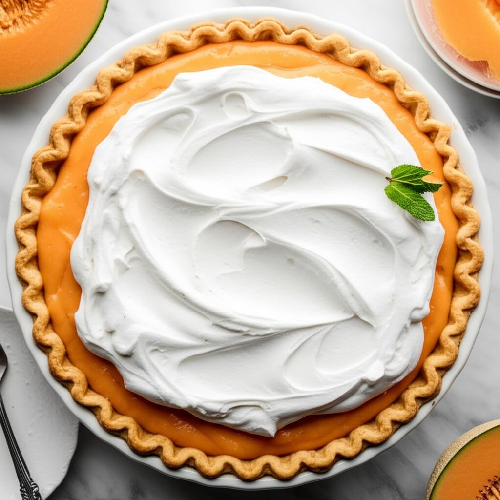 Cantaloupe Cream Pie II