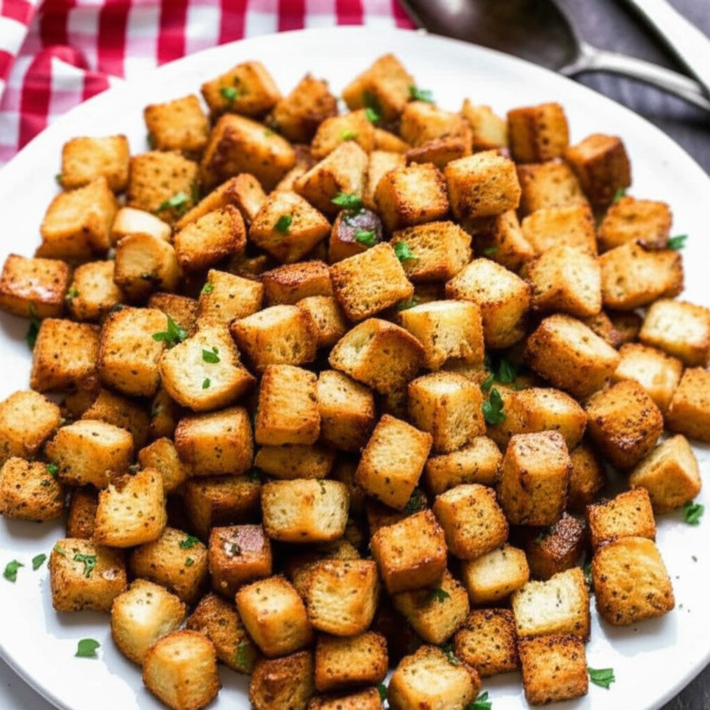 Cheese Garlic Croutons