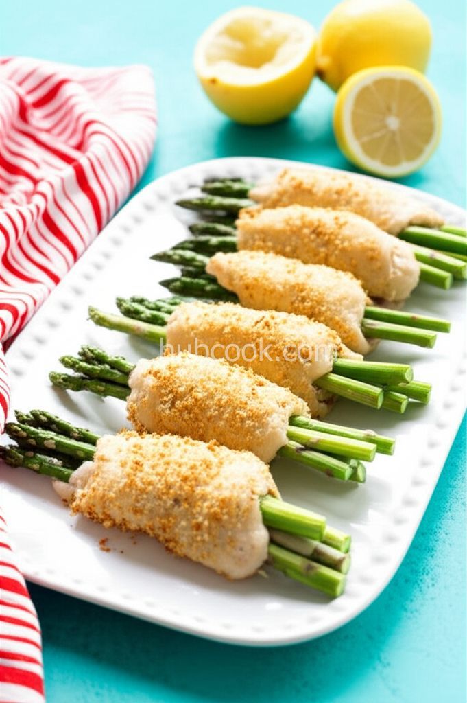 Chicken Asparagus Roll-Ups