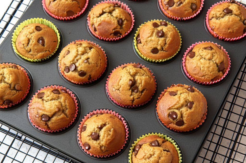 Chocolate-Banana Muffins
