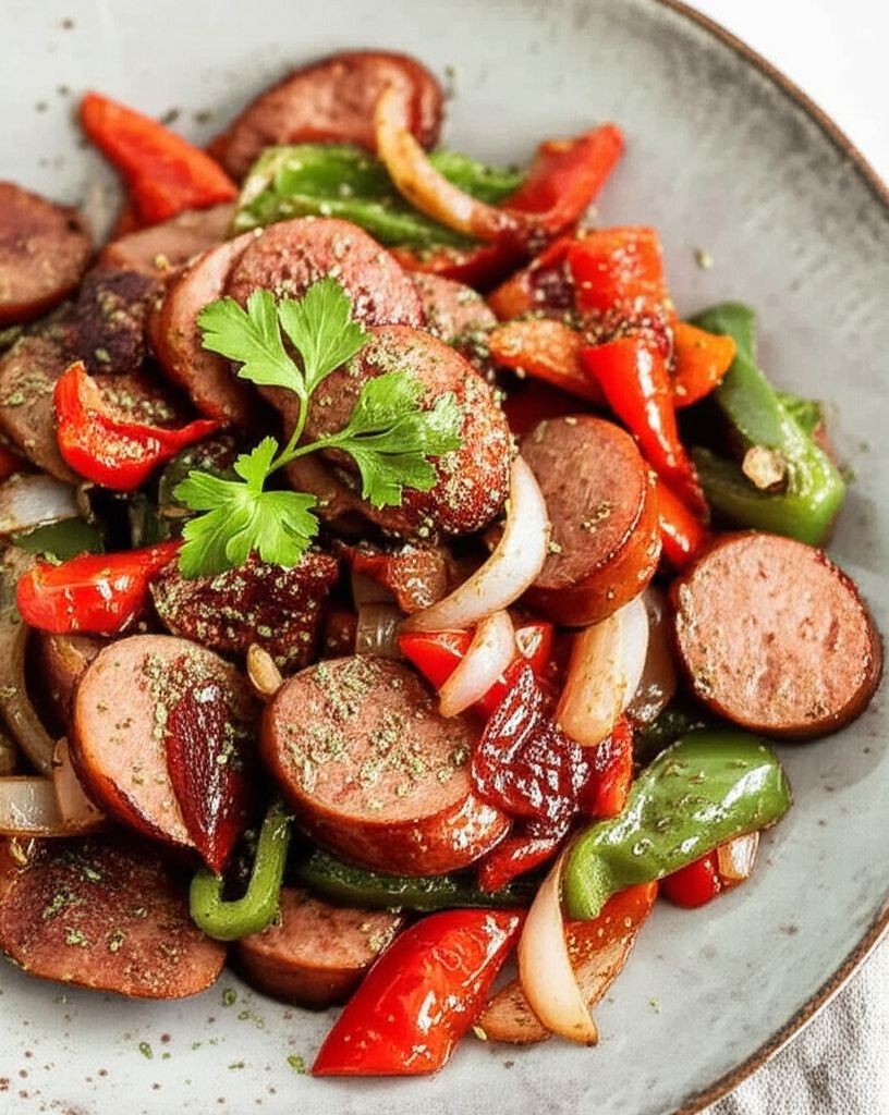 Classic Smoked Sausage & Peppers