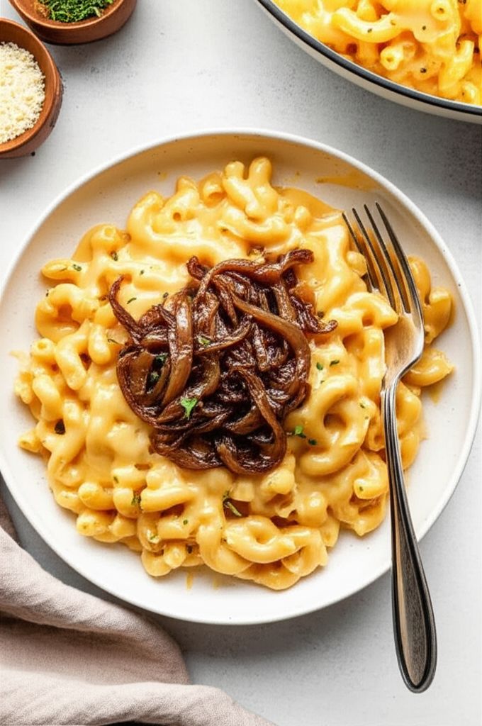 French Onion Mac and Cheese
