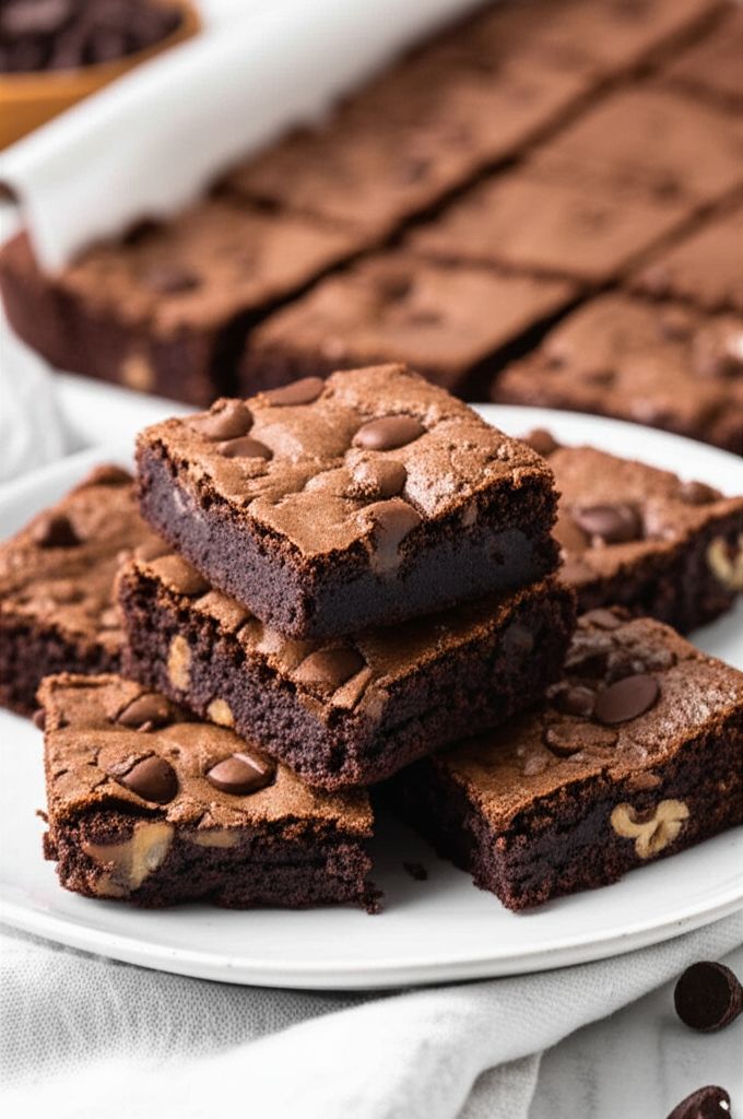 Ghirardelli One-Bowl Flourless Brownies