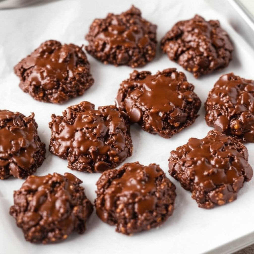 Grammy Sharon's Chocolate No-Bake Cookies