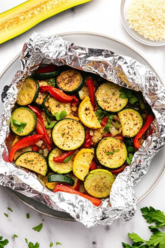 Grilled Lemon-Pepper Zucchini