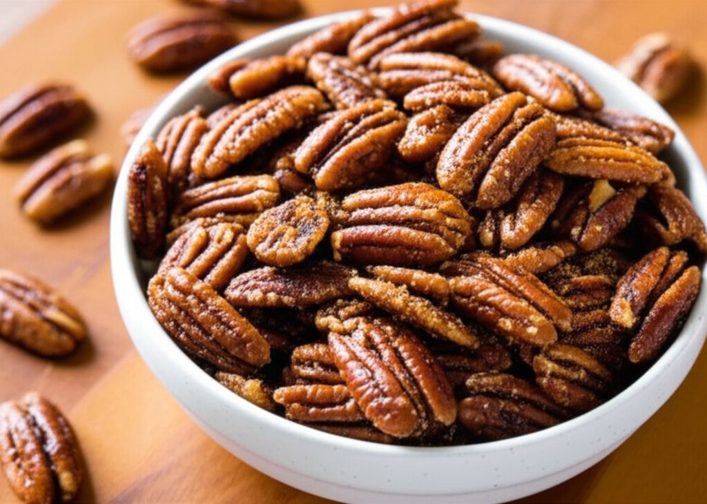 Hot and Salty Spiced Pecans