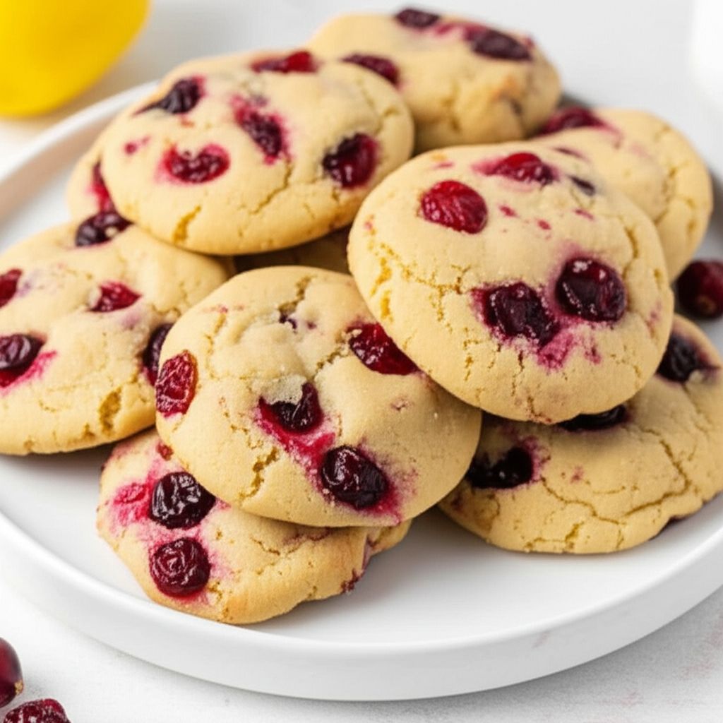 Lemon-Cranberry Cookies
