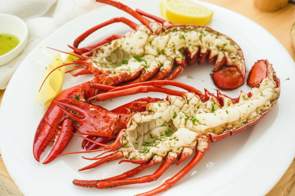 Lobster Tails Steamed in Beer