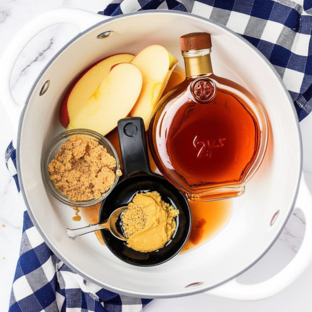 Maple Apple Bourbon Glaze