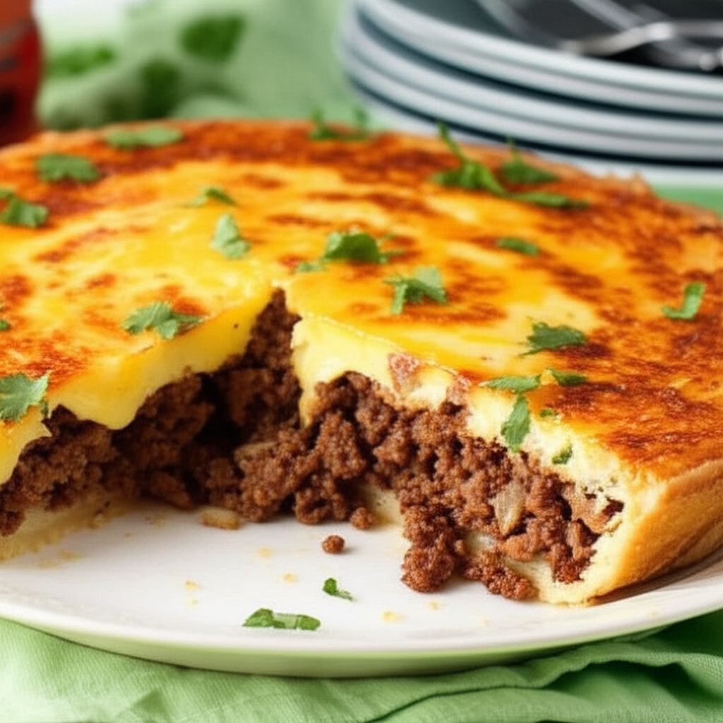 Mexican Chorizo Breakfast Pie